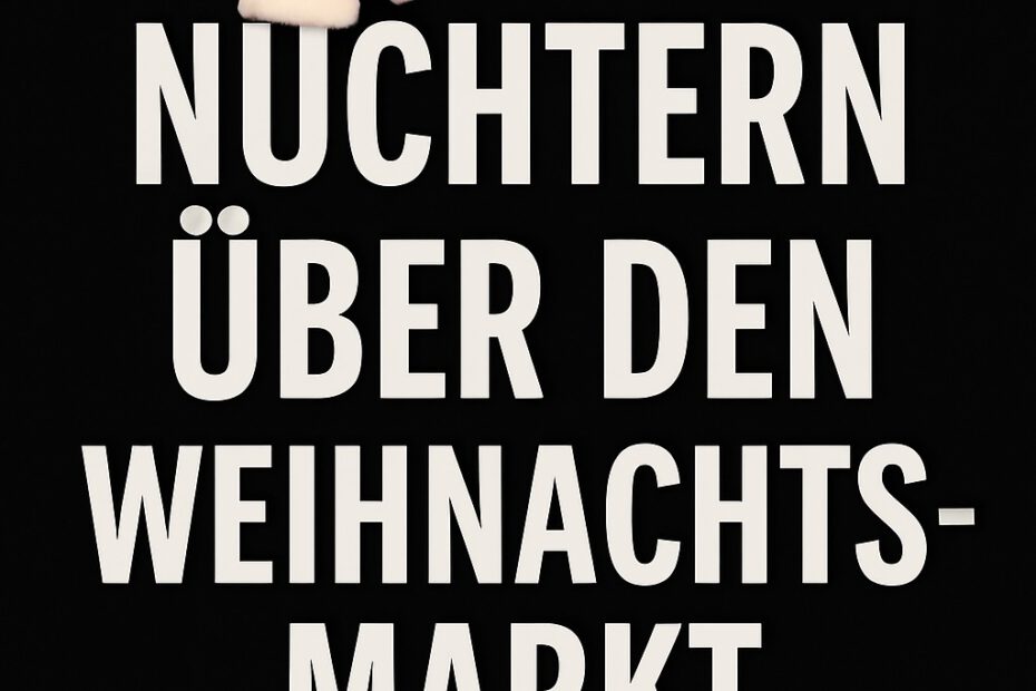 Nüchtern über den Weihnachtsmarkt – geht das überhaupt?