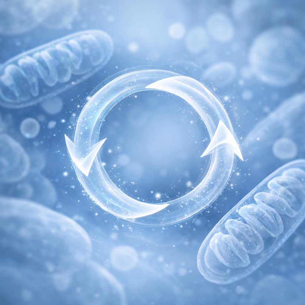 Künstlerische Darstellung des Energiestoffwechsels