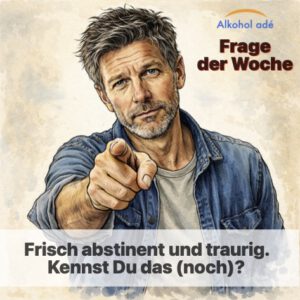 Mann stellt eine Frage und zeigt mit dem Zeigefinger auf den Betrachter