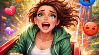 Gefühls-Achterbahn Kachel