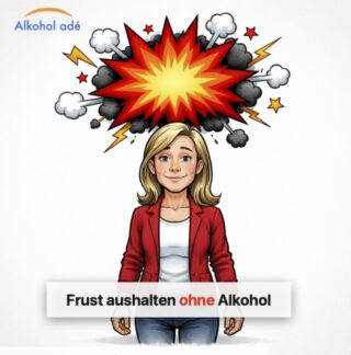 Frust aushalten ohne Alkohol