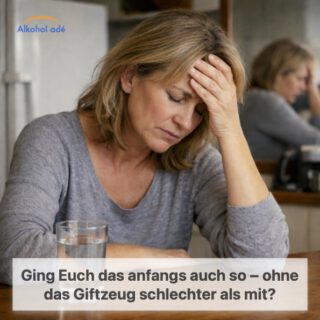Ging Euch das anfangs auch so – ohne das Giftzeug schlechter als mit?