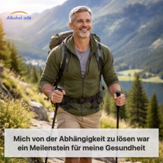 Mich von der Abhängigkeit zu lösen war ein Meilenstein für meine Gesundheit