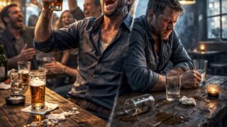 Mit den ersten Gläsern wurde ich selbstsicherer, lauter, vermeintlich stärker