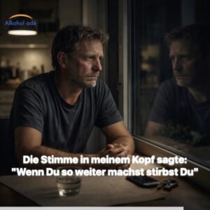 Mann schaut nachdenklich aus dem Fenster