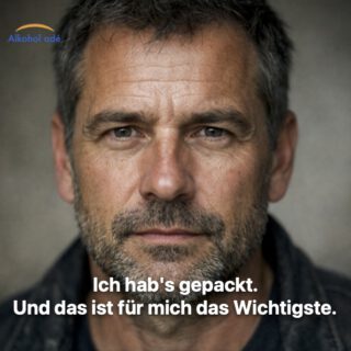 Ich hab's gepackt. Und das ist für mich das Wichtigste.