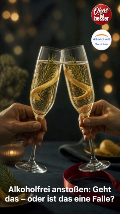 Alkoholfrei anstoßen: Geht das – oder ist das eine Falle?