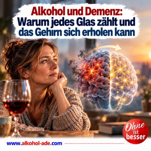 Alkohol und Demenz: Warum jedes Glas zählt und das Gehirn sich erholen kann